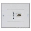 HDMI Wall Plate Repeater with High-definition Multimedia Interface